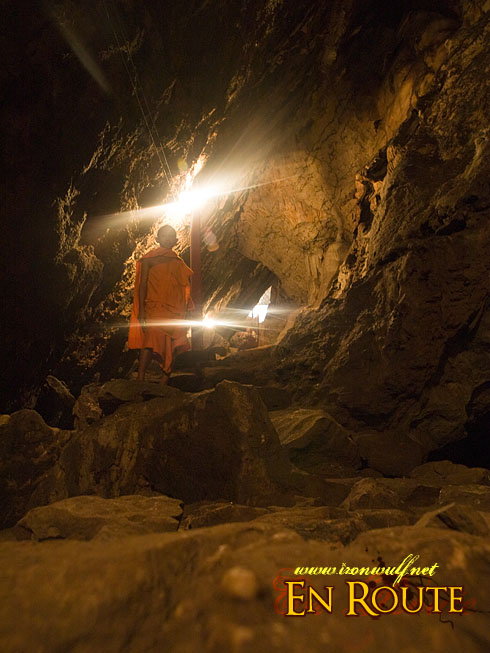 Wat Tham Xien maen inside the cave