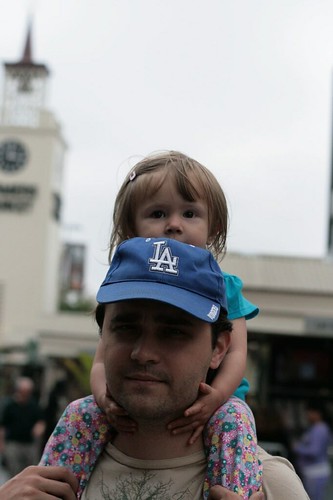 The Nuni and her father, Los Angeles, ca. 2009