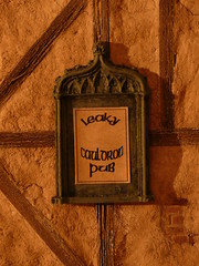 leaky cauldron sign...Harry Potter