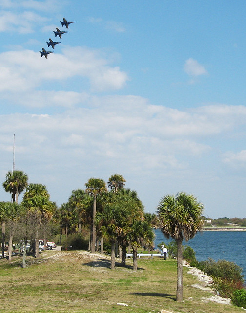 Blue Angels Practice Above Tampa