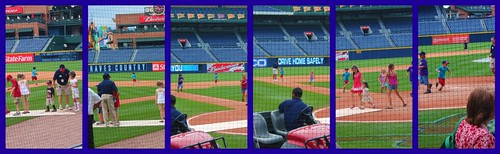 Running the bases at Turner Field