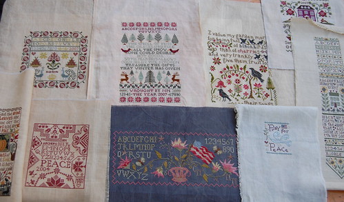 Samplers I would like to get framed for my sampler wall.
