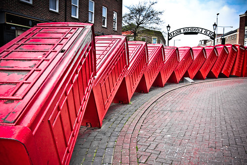 Phone boxes in Kingston. Image Credit: garryknight, Flickr