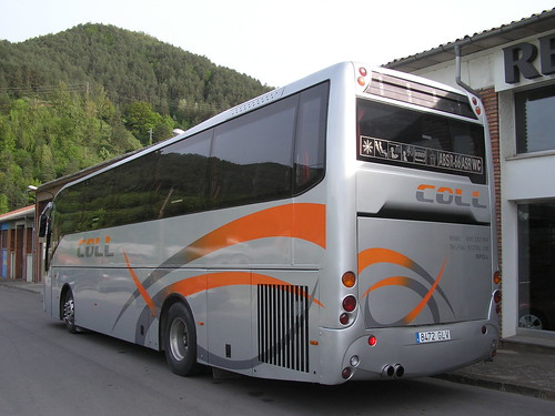 Autocar DAF a Ripoll (Girona)