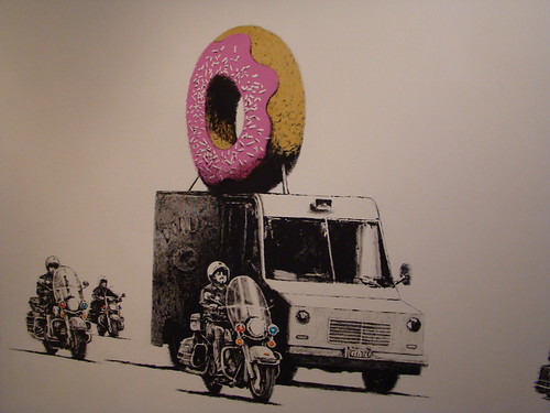 banksy wallpaper. Banksy Wallpaper - Donuts