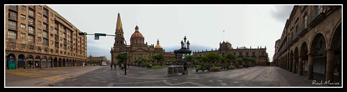 Panoramica Catedral Centro Guadalajara Jalisco Mexico