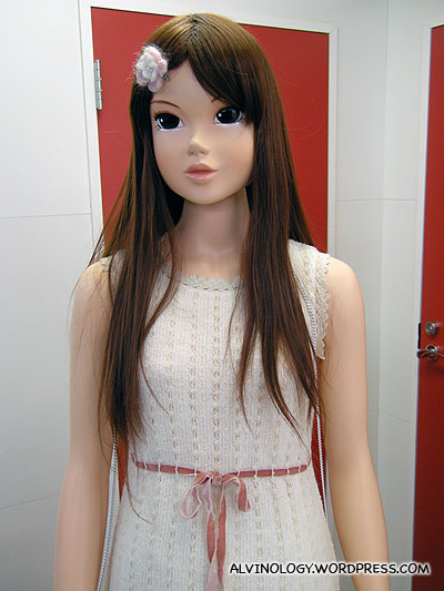 Freaky life-size doll