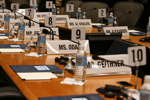 April 26 2009 - Washington DC. World Bank/IMF Spring Meetings 2009. Development Committee Meeting. Photo: © Simone D. McCourtie / World Bank 