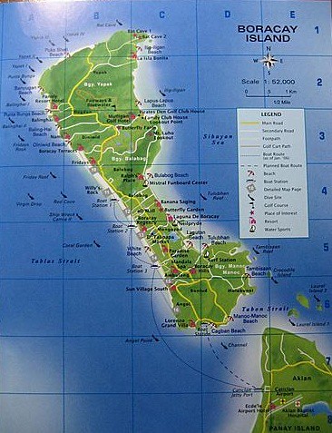 長灘島Boracay地圖