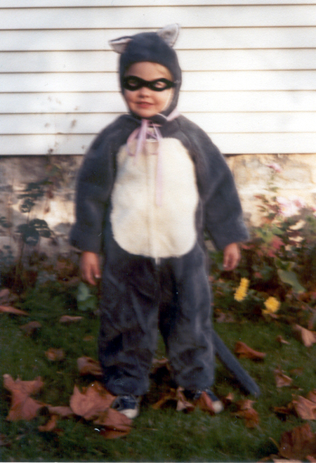 Sister - Racoon Costume - Front (Click to enlarge)