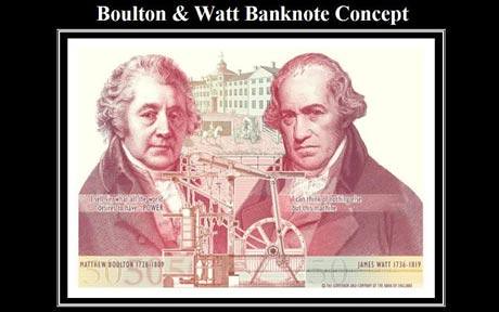 Bolton and Watt banknote design