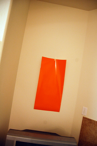 orange vinyl for wall