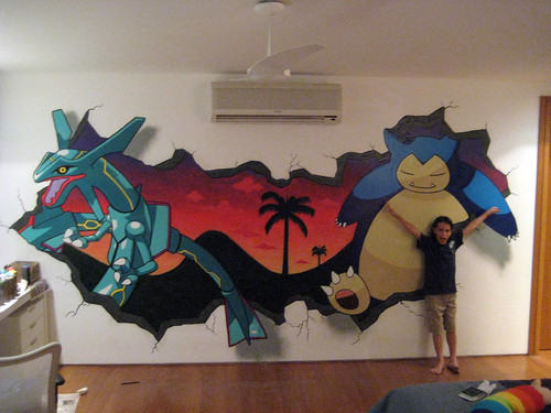 Pokemon Bedroom Mural