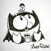 Owly as Batman with Joker Wormy!!! Watch out, Owly! :D • <a style="font-size:0.8em;" href="//www.flickr.com/photos/25943734@N06/3223675205/" target="_blank">View on Flickr</a>