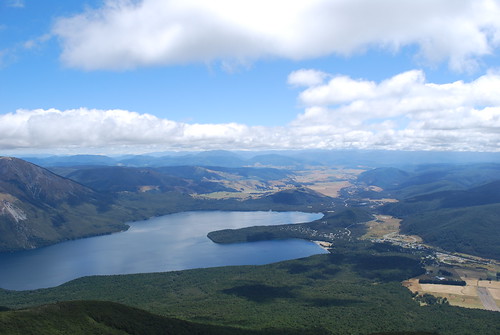 The view from parachute rocks (lake rotoiti below)