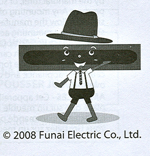 Magnavox / Funai Electric Co. -  DTV Digital 2 Analog Converter Box  " Mascot " :: Wave   (( 2008 ))