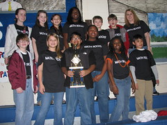 6th Grade Math Team Wins Trophy