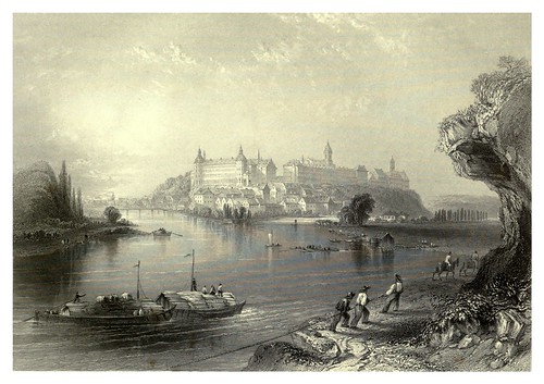 003-Neuburg con el antiguo palacio ducal al fondo 1844