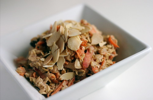 Bircher Muesli with Carrots and Toasted Almonds