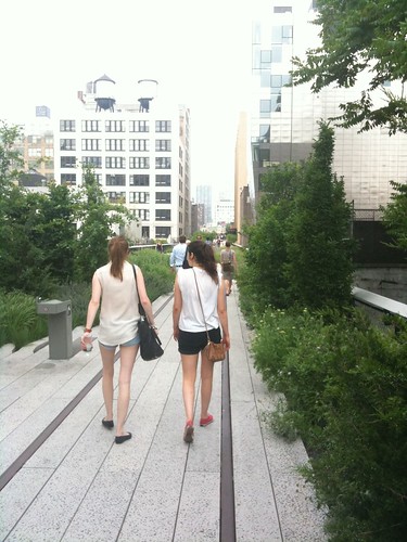 At the High Line's second section, @ 23rd St.