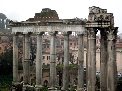 Temple of Saturn at the Roman Forum, 500 BC