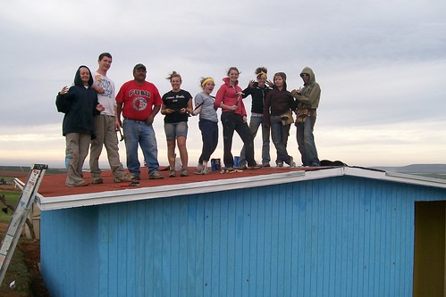 the roofing crew