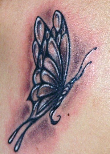 tattoo papillon. Papillon