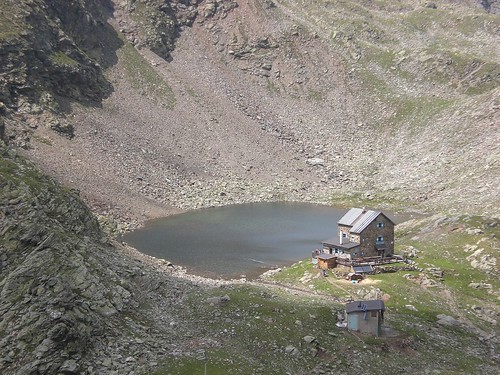 Die Flaggerscharten Hütte ist Ausgangspunkt für einige leichte Gipfeltouren