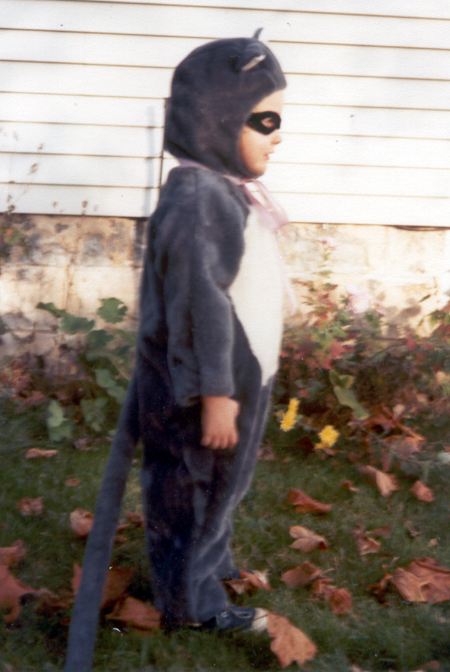 Sister - Racoon Costume - Side (Click to enlarge)