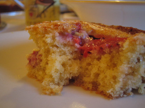 Strawberry Buttermilk Cake Piece