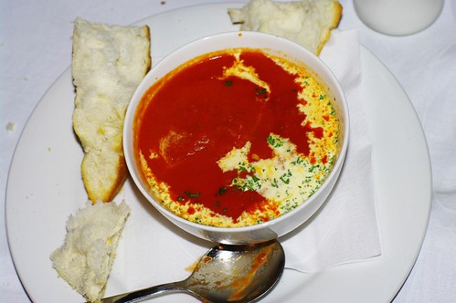 Tomato soup at Huon Grand Hotel, Huonville Tasmania