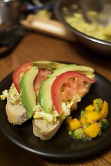 Egg Salad Sandwich on Sourdough Bread