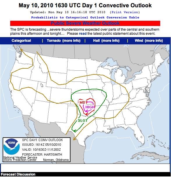SPC May 10 2010, High Risk