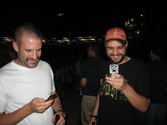 Furious text messaging prior to the show by bitterguy2000