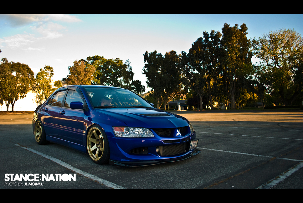 StanceNation Form Function That Wingless Blue Evo