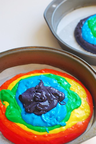 how to: rainbow cake!