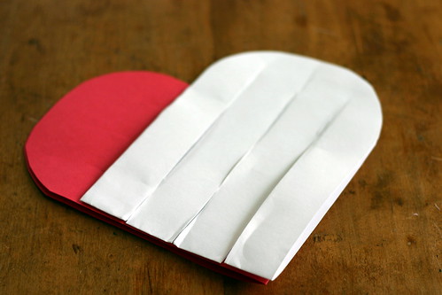 Woven Paper Valentine Hearts - 6