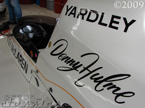 Denny Hulme, pilot of the 7 car.
