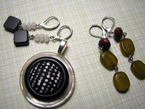 pendant & earrings for mel