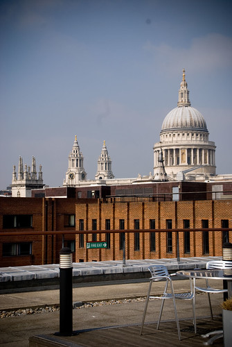 St Paul's Cathedral from Rabobank terrace