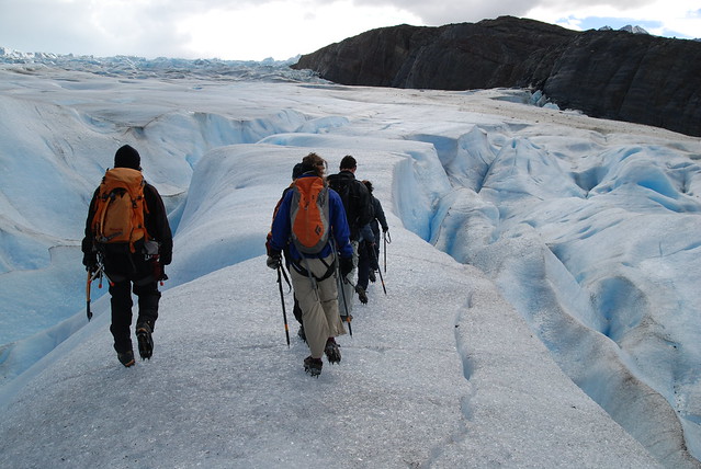 Trekking, Torres del Paine, Patagonia Chile