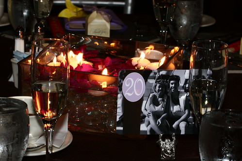 DIY Table numbers Guests sat on silver chivari chairs with lavender 
