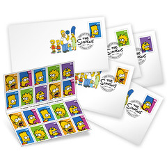 The Simpsons stamps
