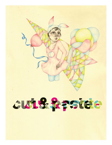 "cut and paste" - experimental poster