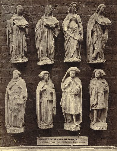 Royal Architectural Museum. Plaster Casts (Figures) from the West Porch of Chartres Cathedral by Cornell University Library