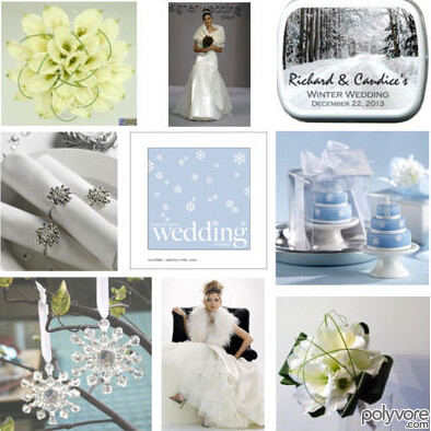 Here are some ideas for your winter wedding I love blue and white 