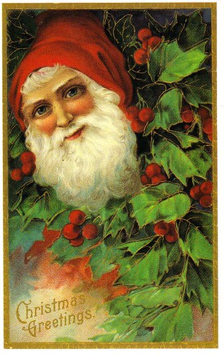 Christmas Greetings postcard - available