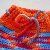 Crocheted BFL Wool Longies (med/lrg)