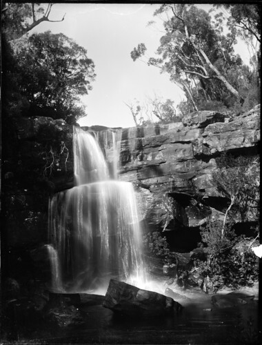 View of a waterfall by Powerhouse Museum Collection.