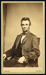 [Abraham Lincoln, U.S. President. Seated portrait, facing front, January 8, 1864] (LOC)